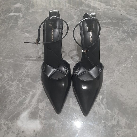 Primark Women's Stilettos Heel Sandals Ankle Strap Work Dress Shoes Size 9 - Picture 2 of 5